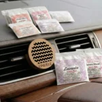 ONDÉLE Aero Ahşap Araç Kokusu ve Difüzörü | 10 Adet Değiştirebilir Keçe Scent Pod | Premium Oto Aksesuarı MD008