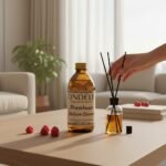 ONDÉLE Frambuaz Hazır Yedek Esans (250ml - 1000ml) | %40 Yüksek Konsantrasyon | +50ml Hediye Şişe ve Bambu Çubuk Seti