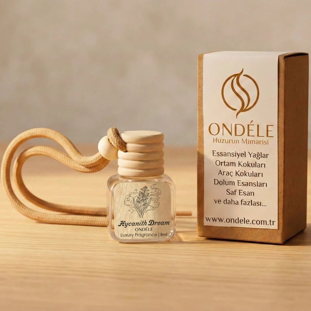 HYCANİTHDREAM ONDÉLE Hycanith Dream Aromaterapik Lüks Araç Kokusu (8ml) | Tazeleyici Sümbül Rüyası ve Bahar Esintisi - Görsel 1