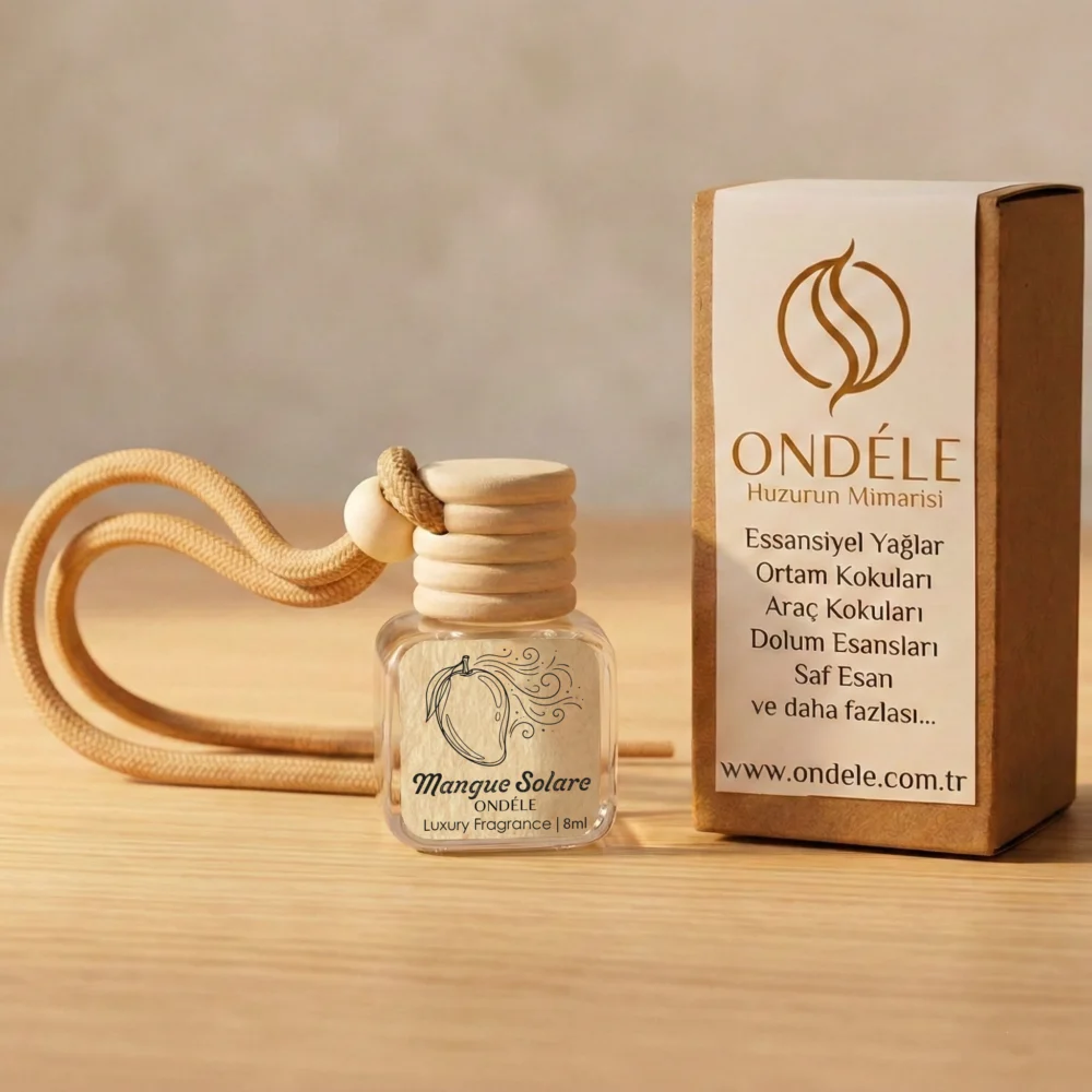 MANGUE ONDÉLE Mangue Solare Aromaterapik Lüks Araç Kokusu (8ml) | Egzotik Güneş ve Sıcak Dinginlik - Görsel 1
