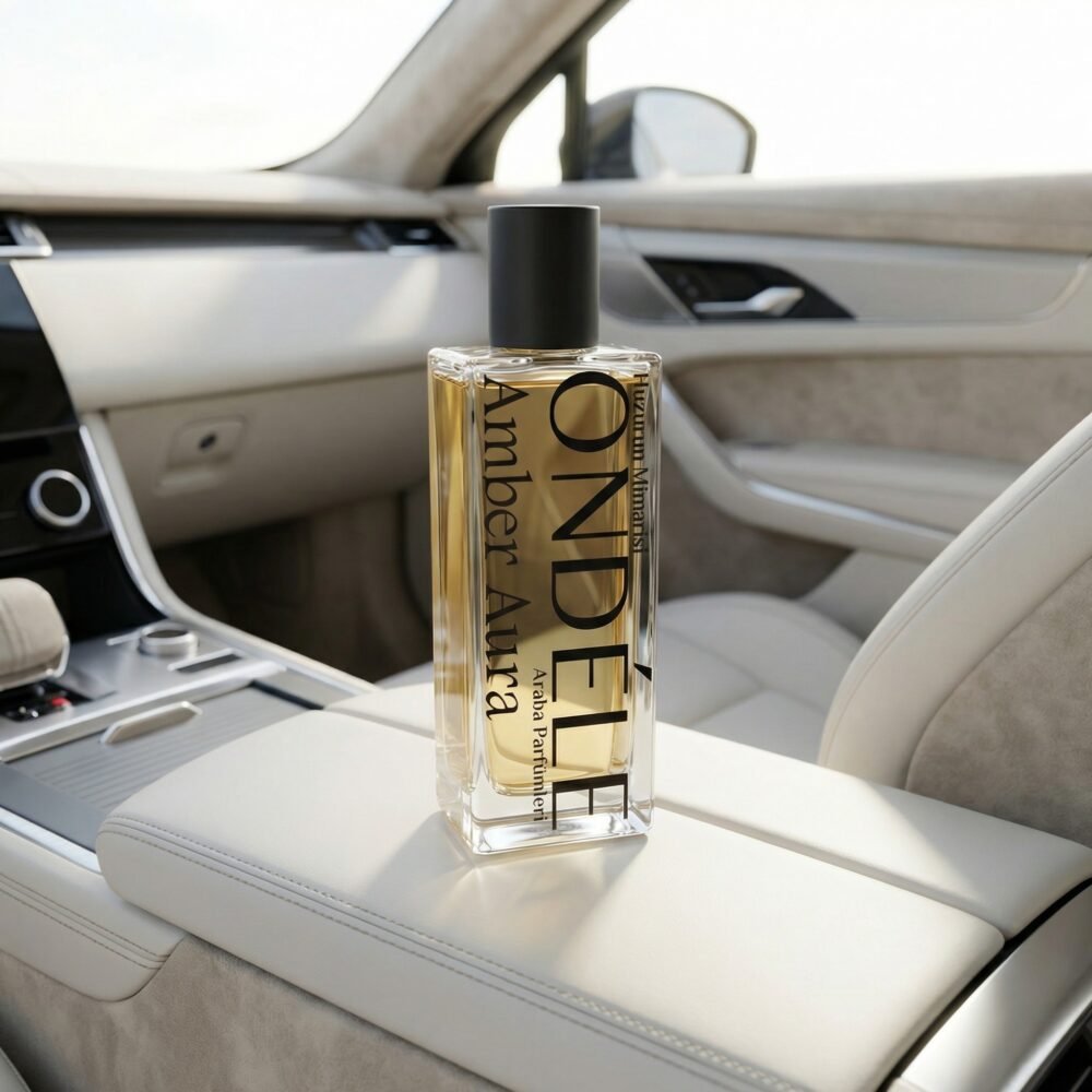 amber (Sanal Model) (1) ONDÉLE Amber Aura Lüks Araç Parfümü (50ml Sprey) | %40 Yoğun Esans | Sıcak, Tatlı ve Odunsu Oto Kokusu - Görsel 1