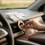 ONDÉLE Aero Ahşap Araç Kokusu ve Difüzörü | 10 Adet Değiştirebilir Keçe Scent Pod | Premium Oto Aksesuarı MD017 - Görsel 3