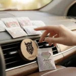 ONDÉLE Aero Ahşap Araç Kokusu ve Difüzörü | 10 Adet Değiştirebilir Keçe Scent Pod | Premium Oto Aksesuarı MD016 - Görsel 2