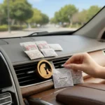 ONDÉLE Aero Ahşap Araç Kokusu ve Difüzörü | 10 Adet Değiştirebilir Keçe Scent Pod | Premium Oto Aksesuarı MD015 - Görsel 2