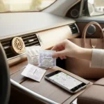 ONDÉLE Aero Ahşap Araç Kokusu ve Difüzörü | 10 Adet Değiştirebilir Keçe Scent Pod | Premium Oto Aksesuarı MD014 - Görsel 2