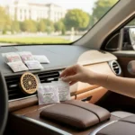 ONDÉLE Aero Ahşap Araç Kokusu ve Difüzörü | 10 Adet Değiştirebilir Keçe Scent Pod | Premium Oto Aksesuarı MD012 - Görsel 2