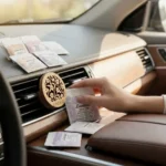 ONDÉLE Aero Ahşap Araç Kokusu ve Difüzörü | 10 Adet Değiştirebilir Keçe Scent Pod | Premium Oto Aksesuarı MD010 - Görsel 2