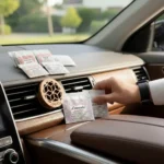 ONDÉLE Aero Ahşap Araç Kokusu ve Difüzörü | 10 Adet Değiştirebilir Keçe Scent Pod | Premium Oto Aksesuarı MD007 - Görsel 2