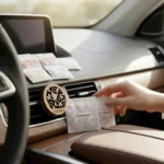 ONDÉLE Aero Ahşap Araç Kokusu ve Difüzörü | 10 Adet Değiştirebilir Keçe Scent Pod | Premium Oto Aksesuarı MD001 - Görsel 3
