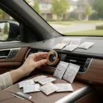 ONDÉLE Aero Ahşap Araç Kokusu ve Difüzörü | 10 Adet Değiştirebilir Keçe Scent Pod | Premium Oto Aksesuarı MD019 - Görsel 4