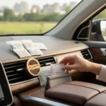 ONDÉLE Aero Ahşap Araç Kokusu ve Difüzörü | 10 Adet Değiştirebilir Keçe Scent Pod | Premium Oto Aksesuarı MD018 - Görsel 2