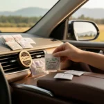 ONDÉLE Aero Ahşap Araç Kokusu ve Difüzörü | 10 Adet Değiştirebilir Keçe Scent Pod | Premium Oto Aksesuarı MD018 - Görsel 3