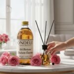 ONDÉLE Gül Bahçesi Hazır Yedek Esans (250ml - 1000ml) | %40 Yüksek Konsantrasyon | +50ml Hediye Şişe ve Bambu Çubuk Seti - Görsel 2