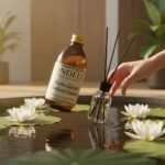 ONDÉLE Lotus Hazır Yedek Esans (250ml - 1000ml) | %40 Yüksek Konsantrasyon | +50ml Hediye Şişe ve Bambu Çubuk Seti - Görsel 2