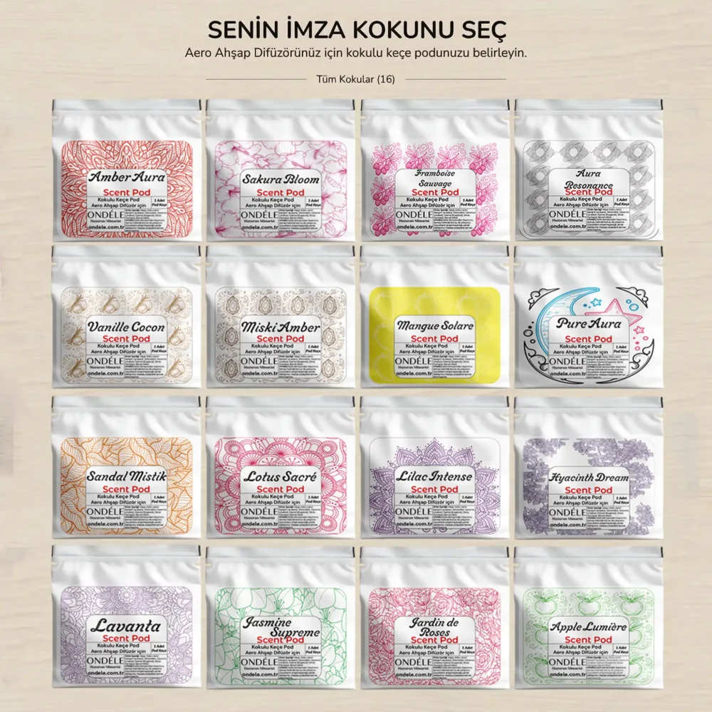 pod2 ONDÉLE Scent Pod | 10'lu Uzman Koleksiyon Serisi (Hazır Koku Setleri) - Görsel 1