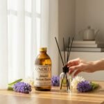 ONDÉLE Sümbül Hazır Yedek Esans (250ml - 1000ml) | %40 Yüksek Konsantrasyon | +50ml Hediye Şişe ve Bambu Çubuk Seti