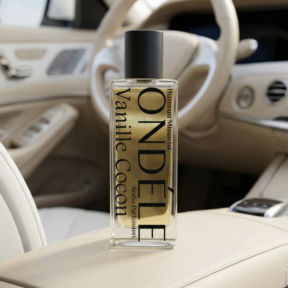 vanilla ONDÉLE Vanille Cocon Lüks Araç Parfümü (50ml Sprey) | %40 Yoğun Esans | Sıcak, Pudralı ve Lüks Vanilya Oto Kokusu - Görsel 1